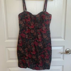 Bodycon bustier-top mini dress